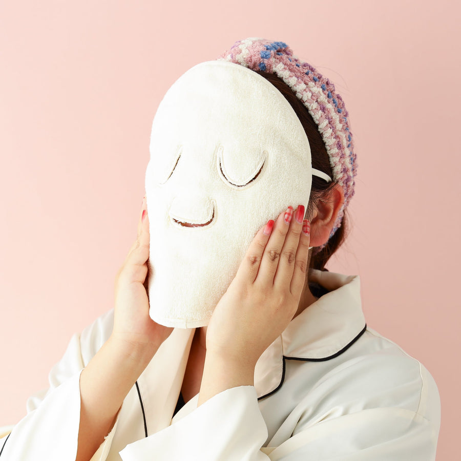 蒸しフェイスマスクタオル ホワイト