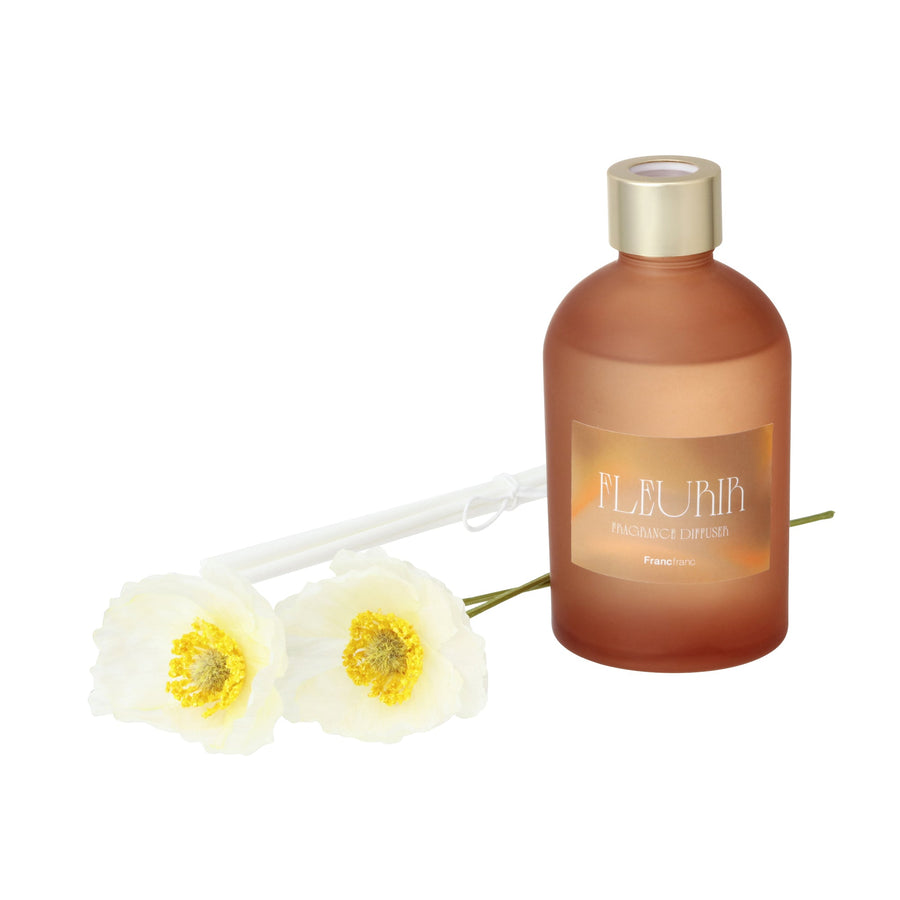 フルリール フレグランスディフューザ― ブラウン（すっきりとしたグリーンとフローラルの香り）