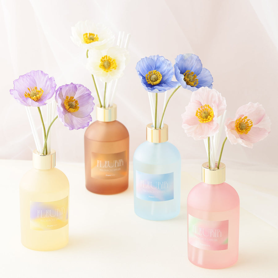 フルリール フレグランスディフューザ― ピンク（深みのあるアンバーとフローラルの香り）