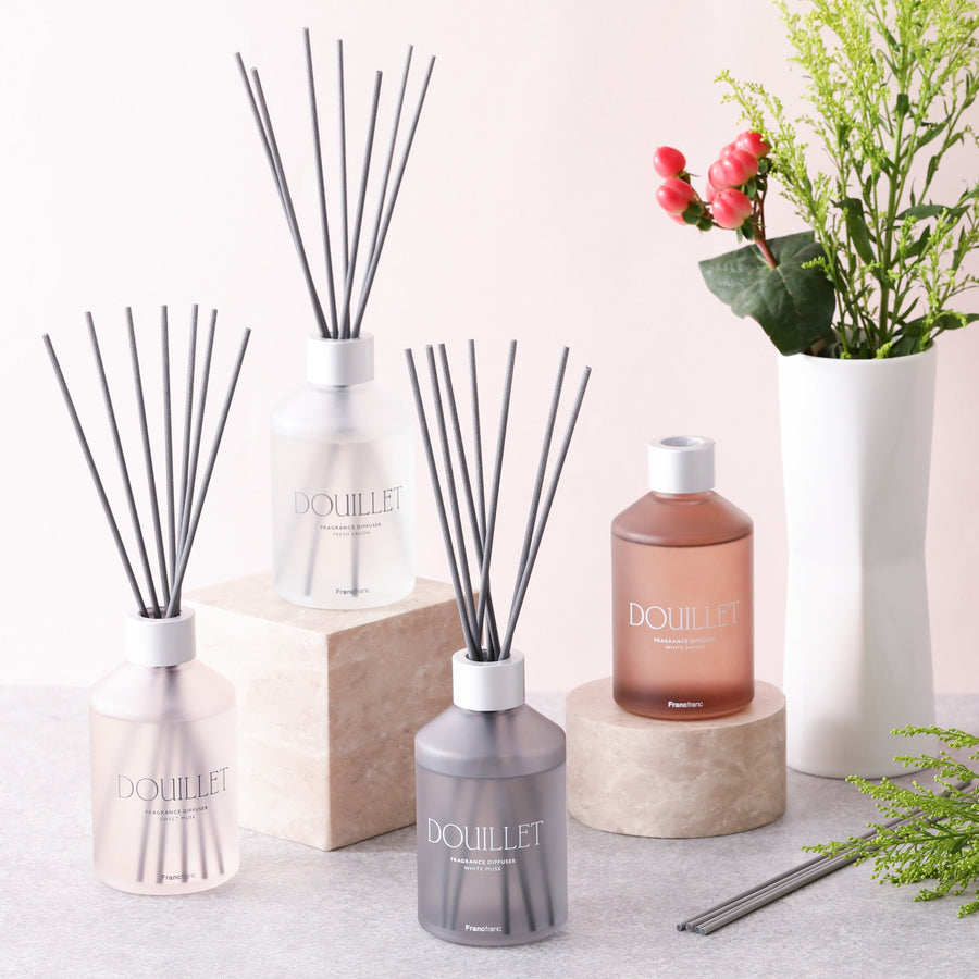 ドゥイエ フレグランスディフューザ― グレー（ホワイトムスク）