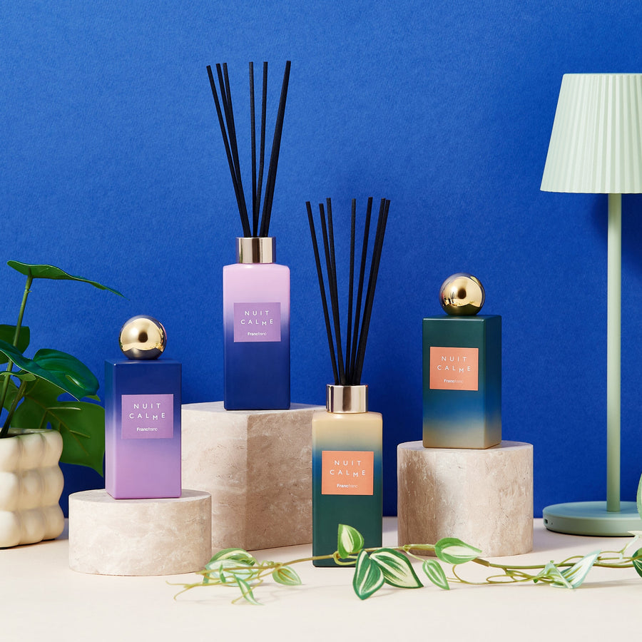 ニュイカーム フレグランスディフューザ― パープル（ラベンダー&パチュリの香り）