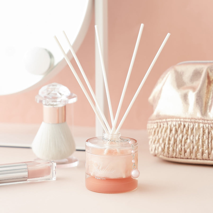 パーリス ミニ フレグランス ディフューザー ピンク（華やかで優雅なローズの香り）