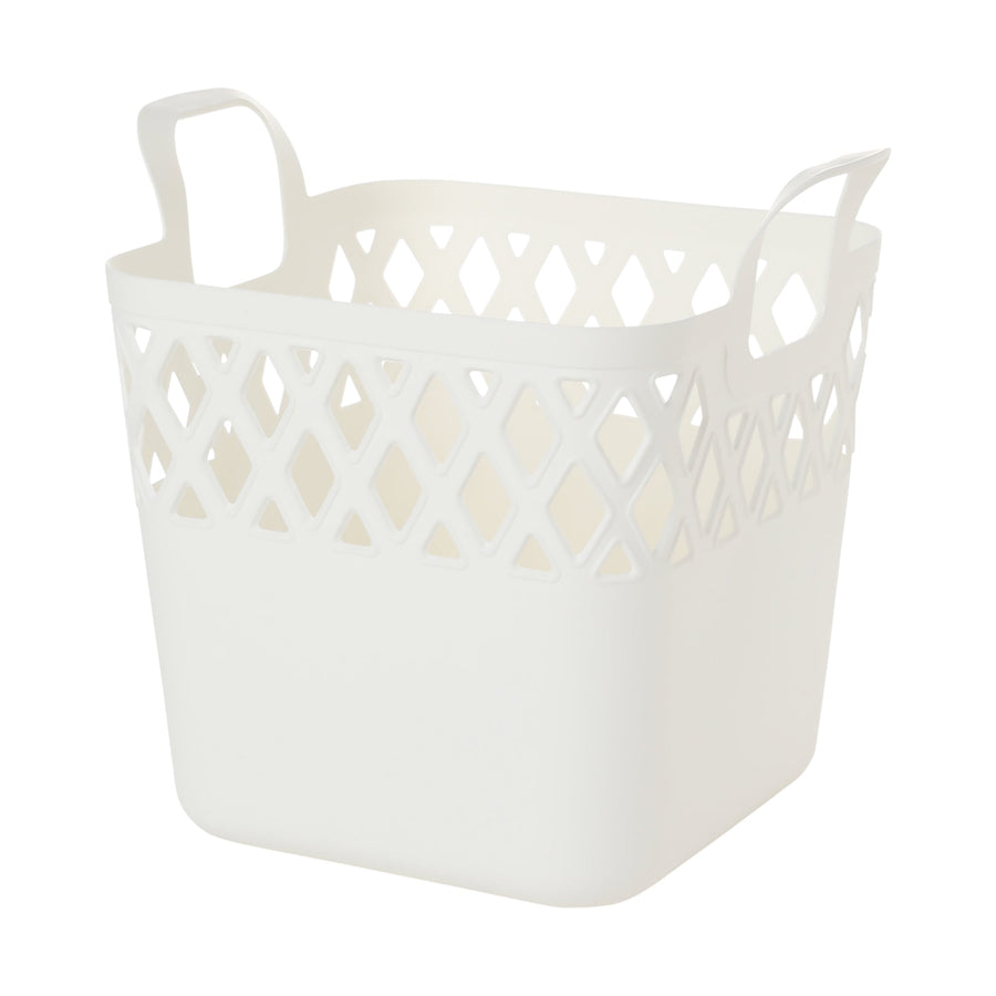 Square Laundry Basket S White