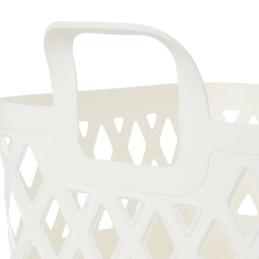 Square Laundry Basket S White