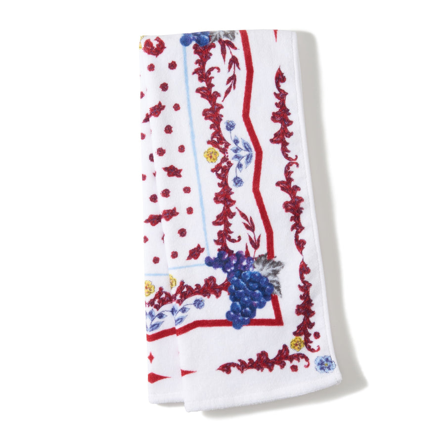 Scarf Face Towel Red