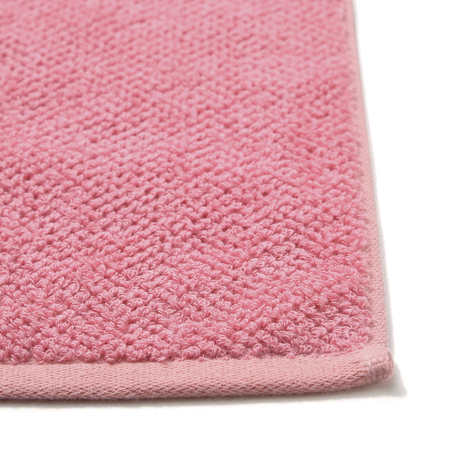 Fluffy towel set Face towel Pink