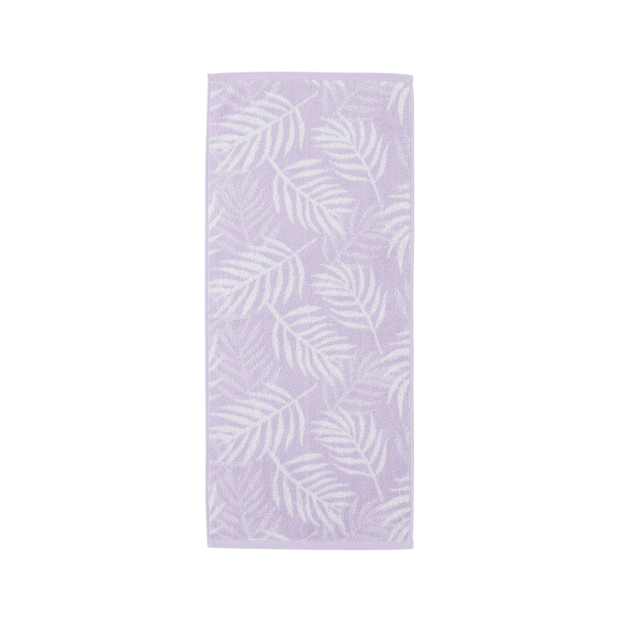 Vale Set Face Towel Palm Tree Purple