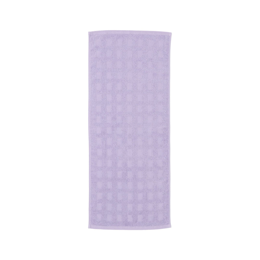 Vale Set Face Towel Palm Tree Purple