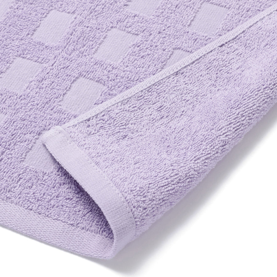 Vale Set Face Towel Palm Tree Purple