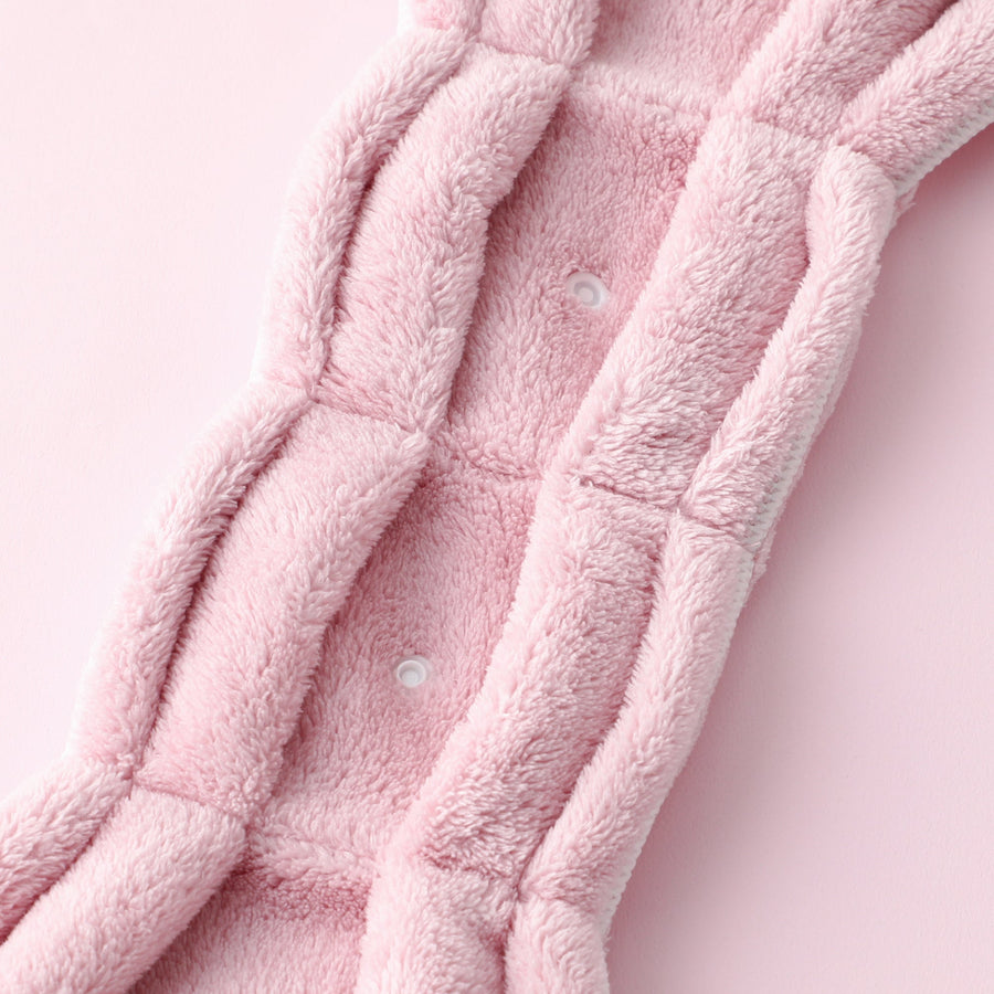 Snap Towel Scallop Pink