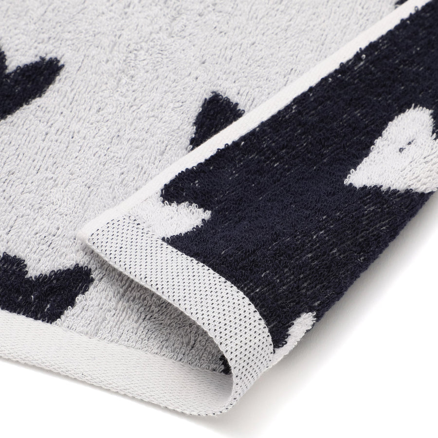 ヴァレ セットバスタオル ハート ホワイト【2024夏モデル】