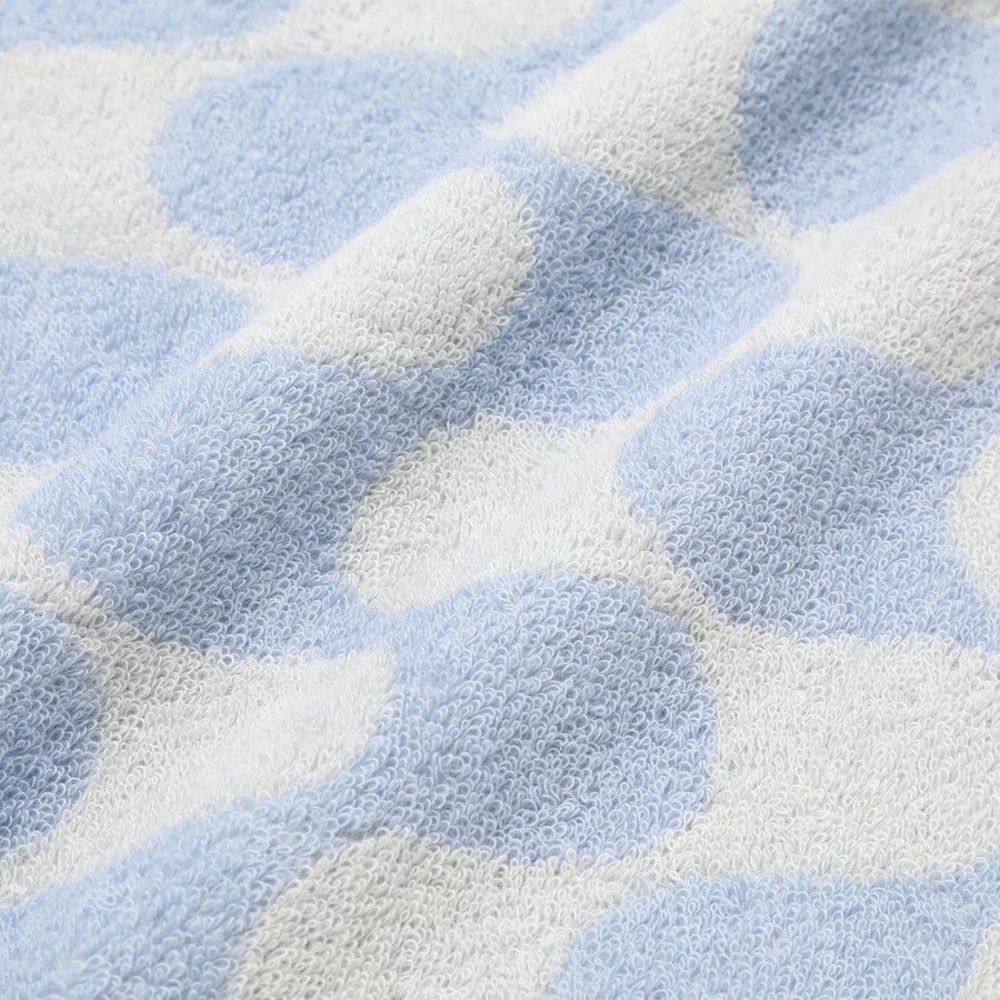 ヴァレ セットバスタオル ウェーブ ブルー【2024夏モデル】