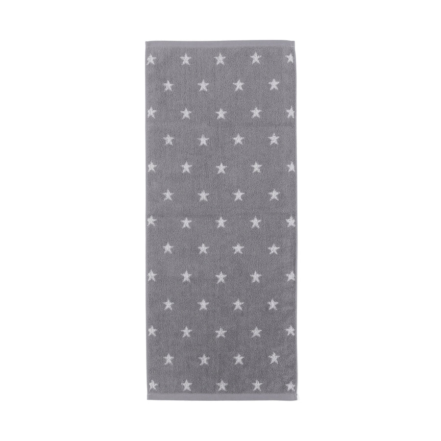 Vale Set Face Towel Star Gray