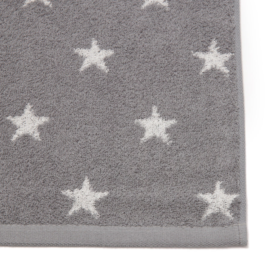 Vale Set Face Towel Star Gray