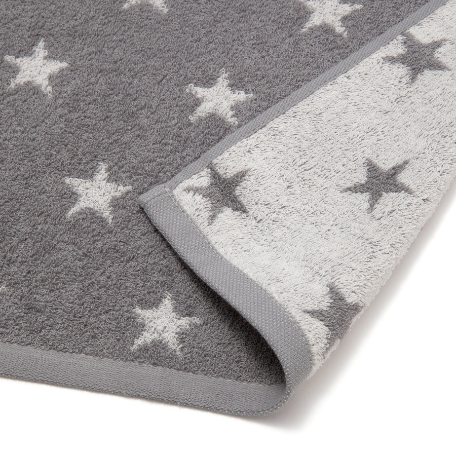 Vale Set Face Towel Star Gray