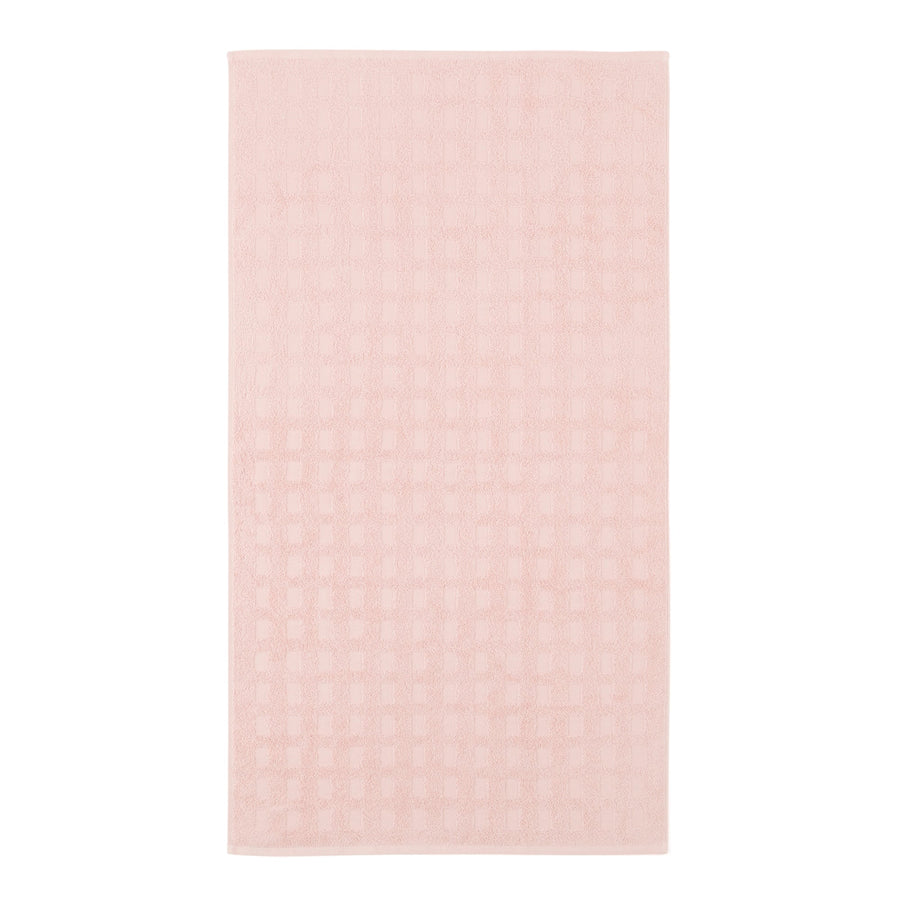 Vale Set Bath Towel Palm Tree Pink