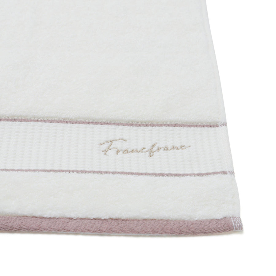 Antibacterial and Deodorizing Basic Logo Face Towel, White