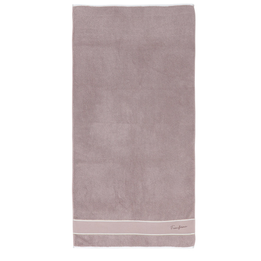 Antibacterial and deodorizing basic logo bath towel, brown