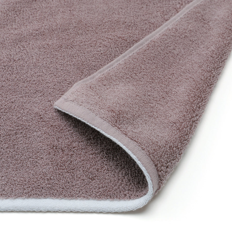 Antibacterial and deodorizing basic logo bath towel, brown