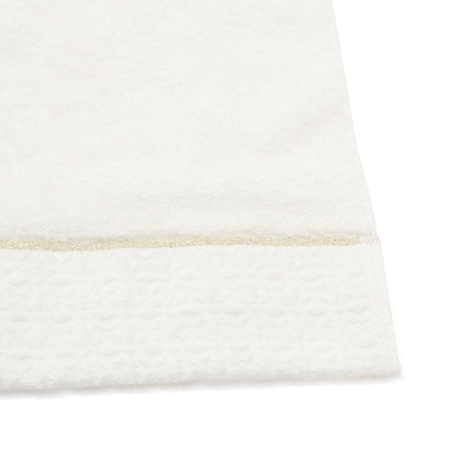 Antibacterial and Deodorizing Embroidered Face Towel, White