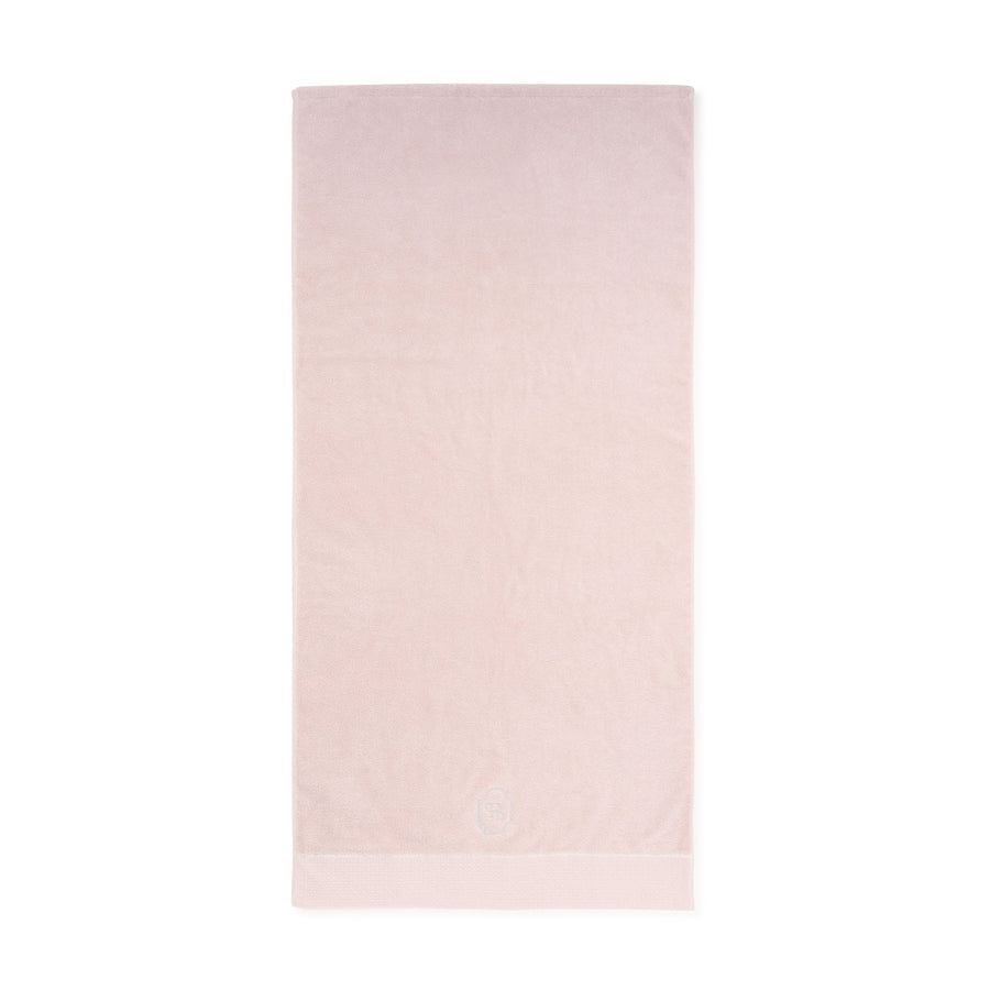 Antibacterial and deodorizing embroidered bath towel, pink