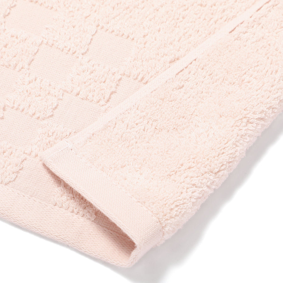 抗菌防臭コットン＆バンブーレーヨンセットタオル フェイス レッド