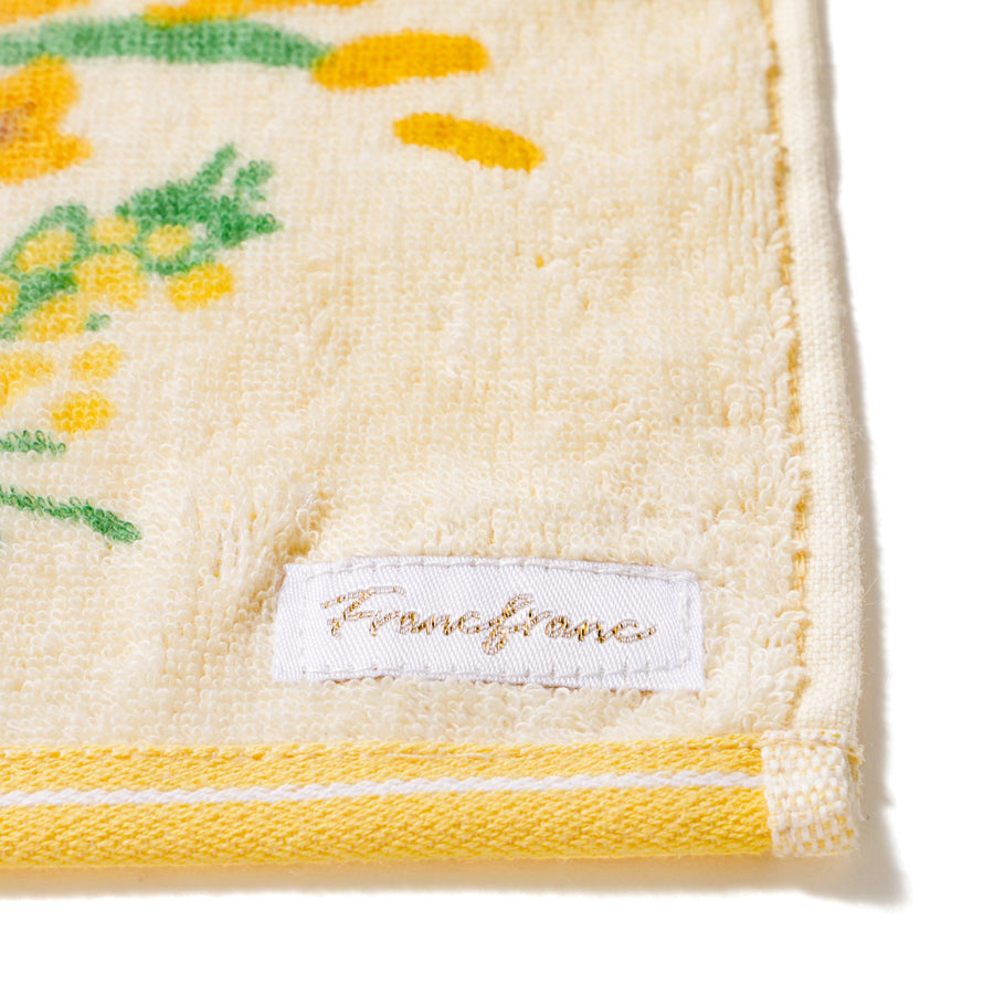 バロット抗菌防臭ハンカチ フラワー イエロー