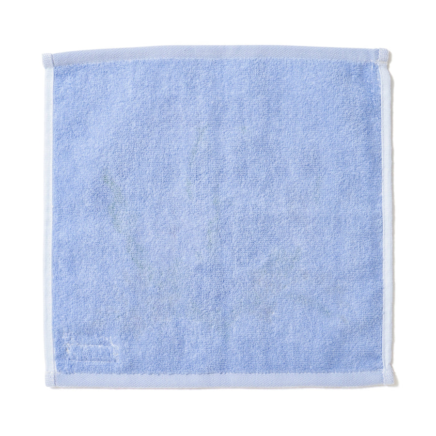 バロット抗菌防臭ハンカチ フラワー ブルー