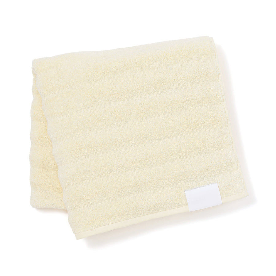 抗菌防臭 フラッフィーウェーブ バスタオル アイボリー