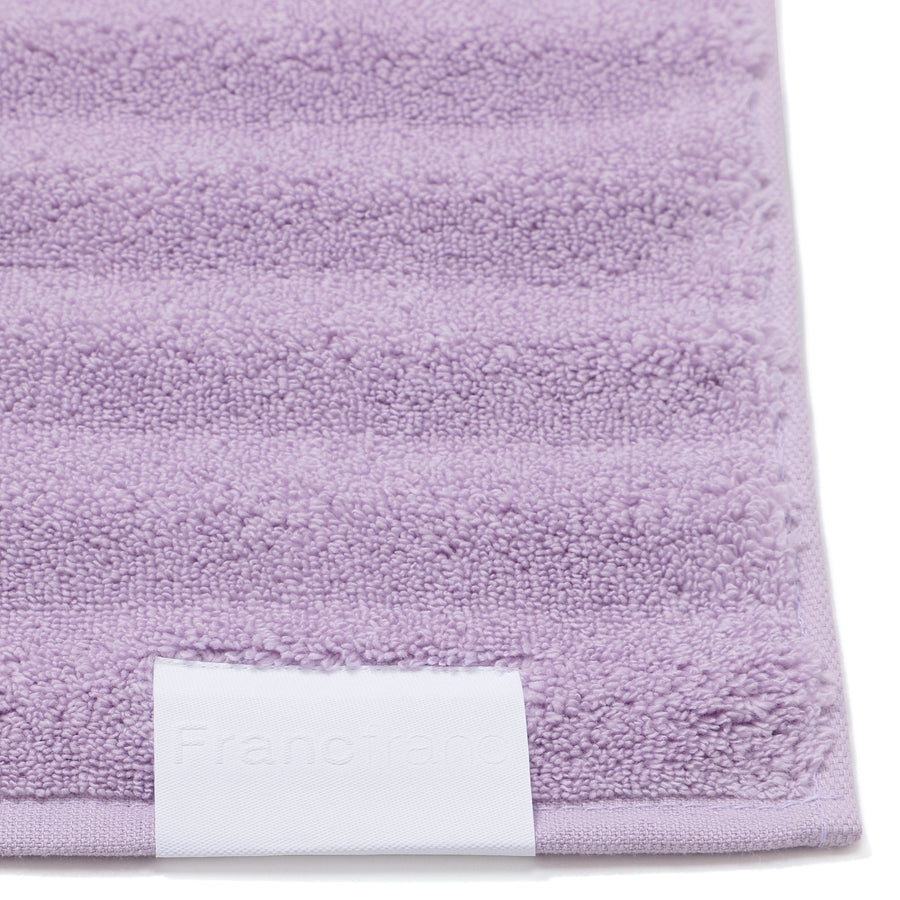 抗菌防臭 フラッフィーウェーブ バスタオル パープル