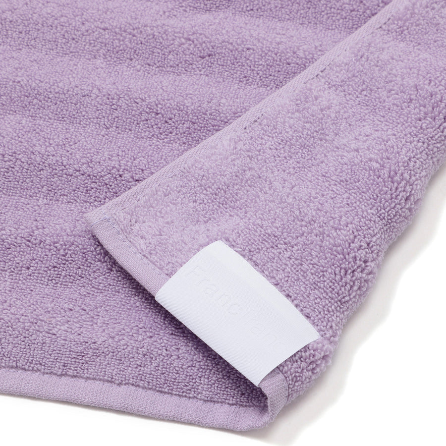 抗菌防臭 フラッフィーウェーブ バスタオル パープル