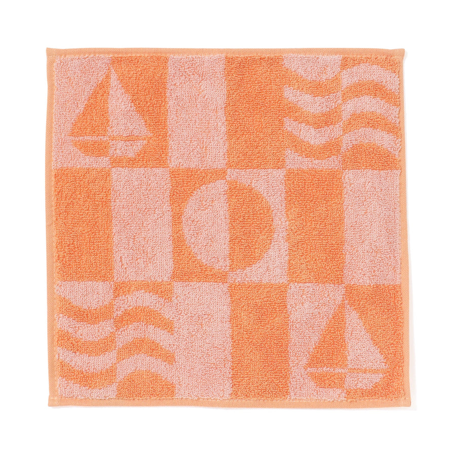 バロット抗菌防臭ハンカチ ヨット オレンジ