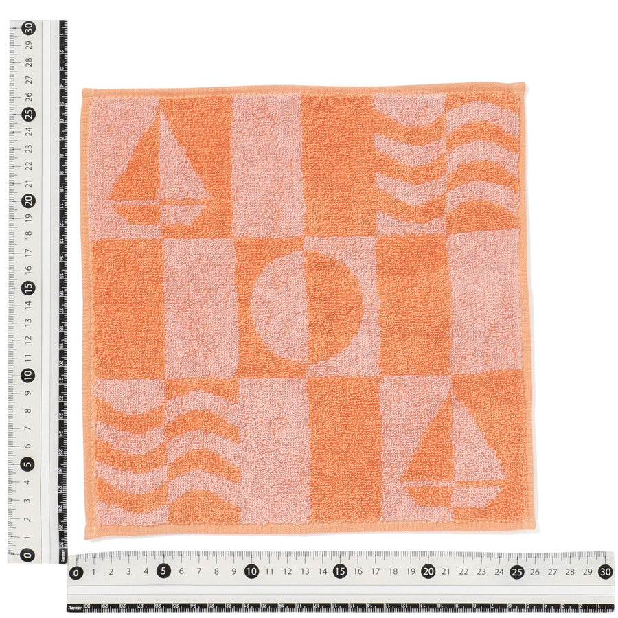 バロット抗菌防臭ハンカチ ヨット オレンジ