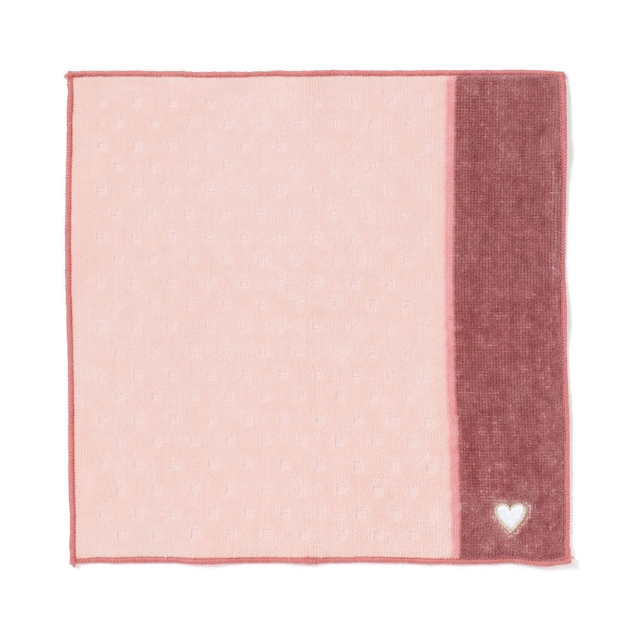 バロット抗菌防臭ハンカチ ハート ピンク