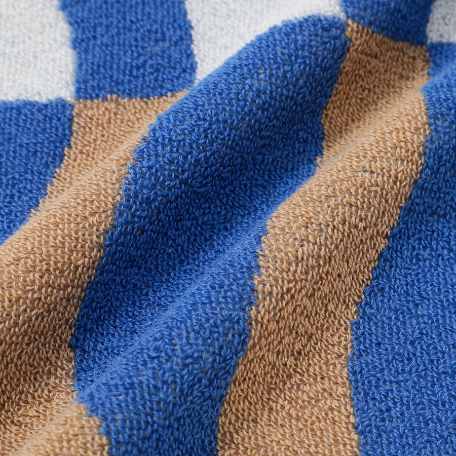 抗菌防臭 アート フェイスタオル ウェーブ