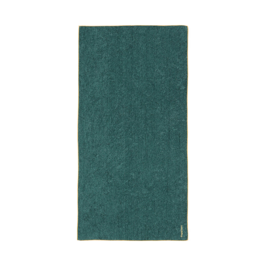 抗菌防臭 乾きやすい バスタオル グリーン