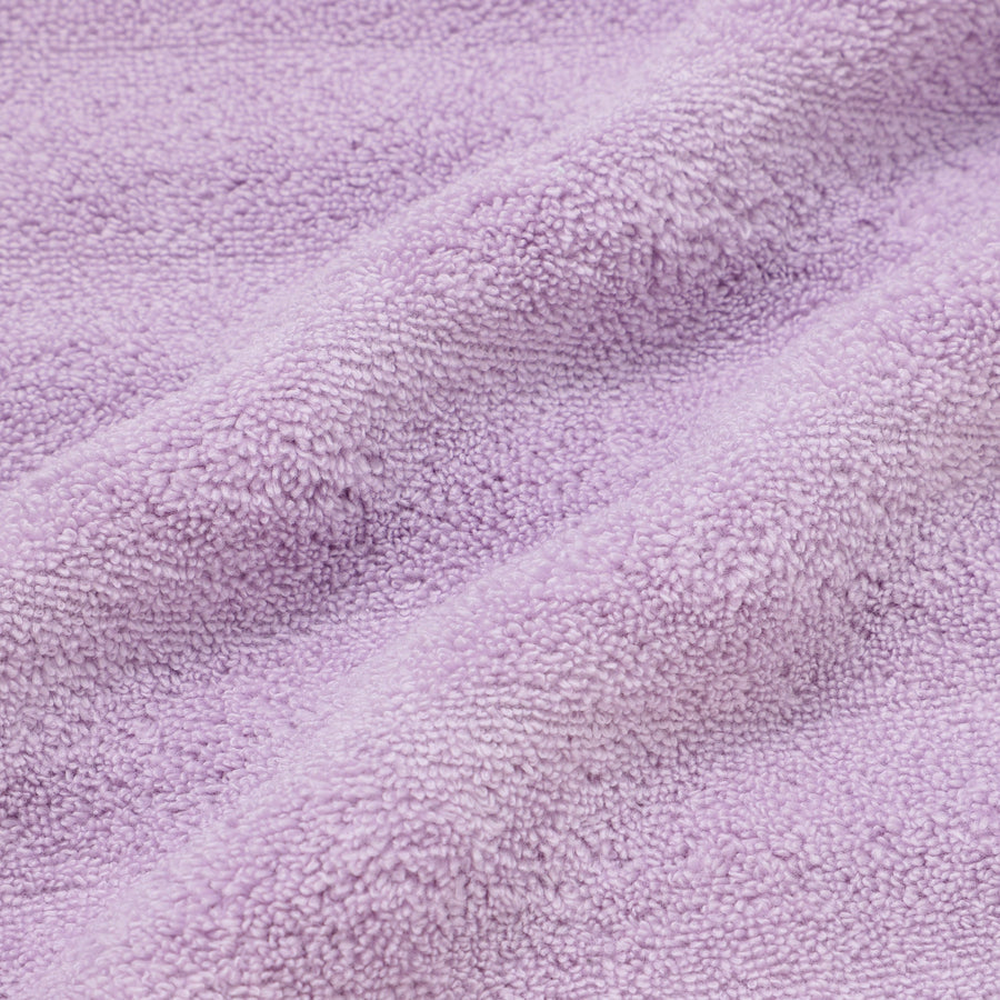 抗菌防臭 フラッフィーウェーブ フェイスタオル パープル