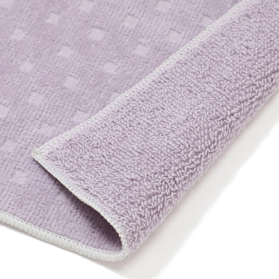 バロット抗菌防臭ハンカチ ハート パープル