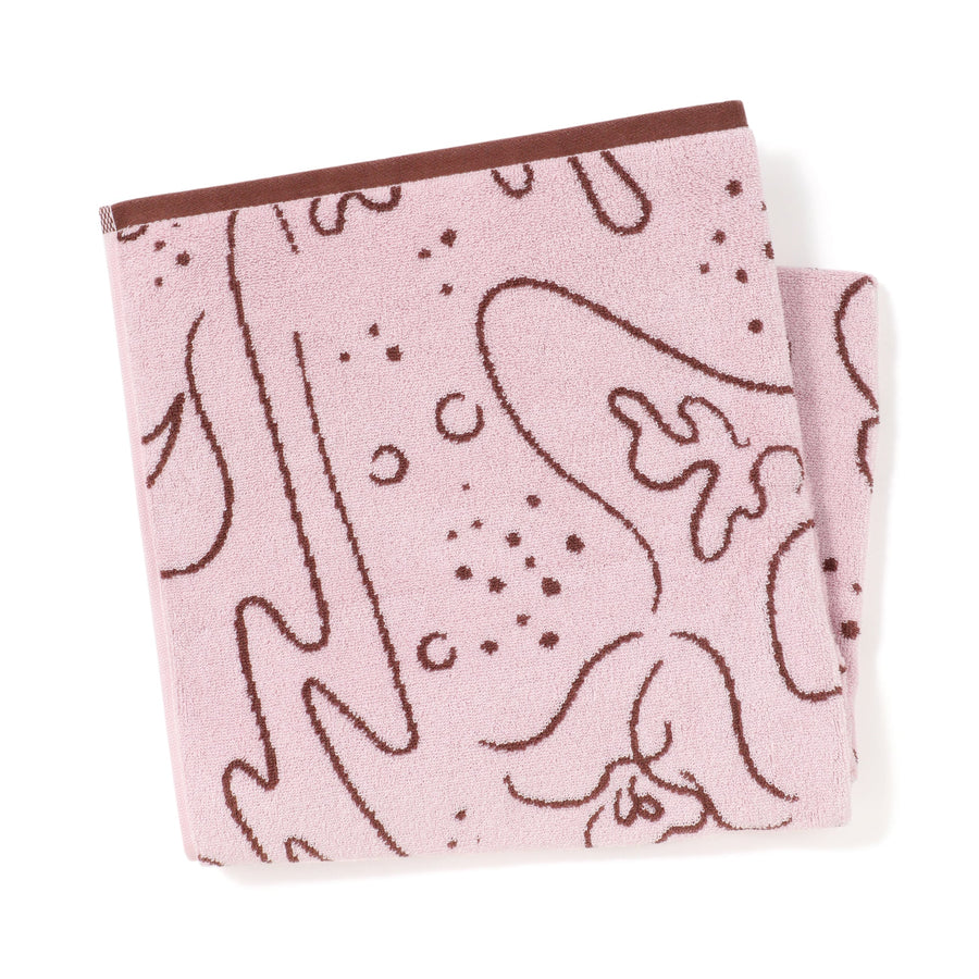 抗菌防臭 アート バスタオル ドローイング