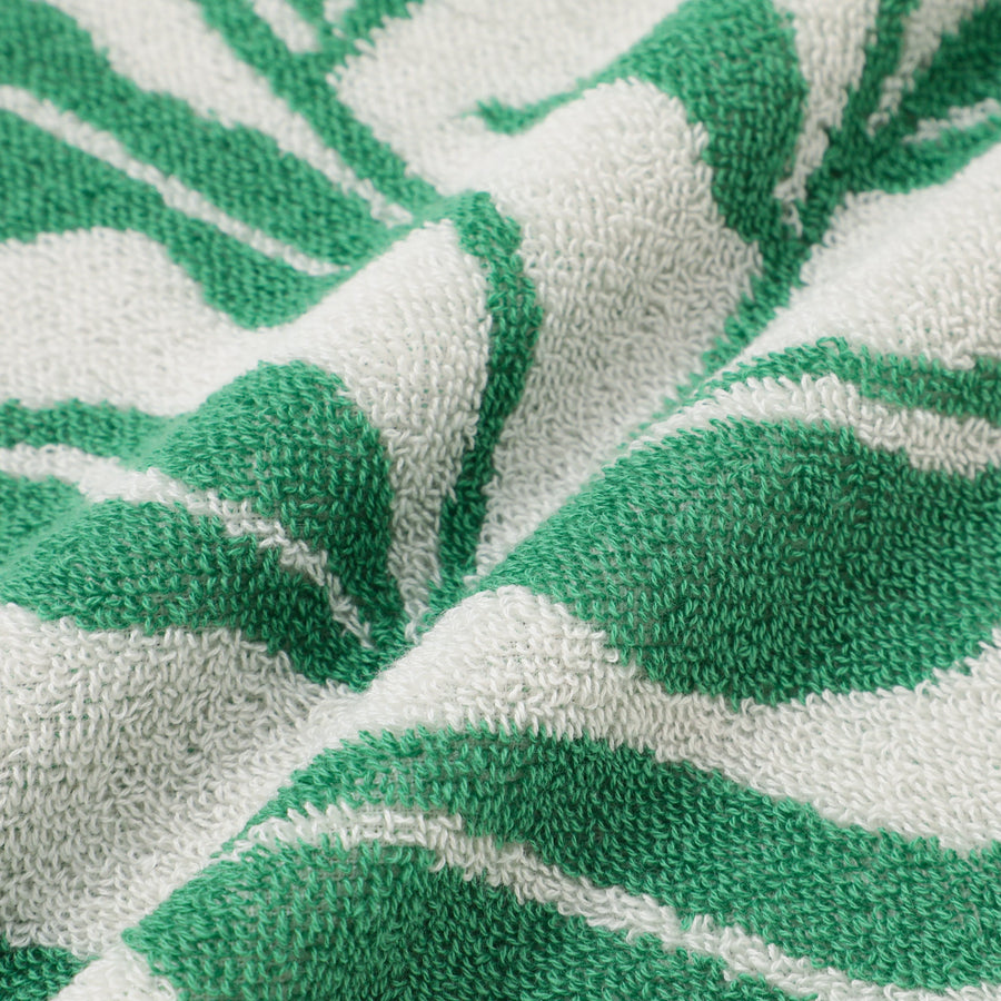 抗菌防臭 アート ウォッシュタオル フラワー