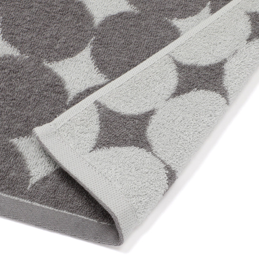 ヴァレセットバスタオル ドット グレー