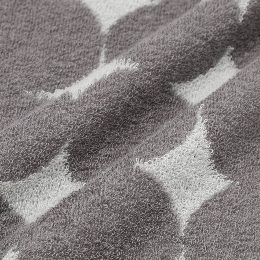 ヴァレセットバスタオル ドット グレー