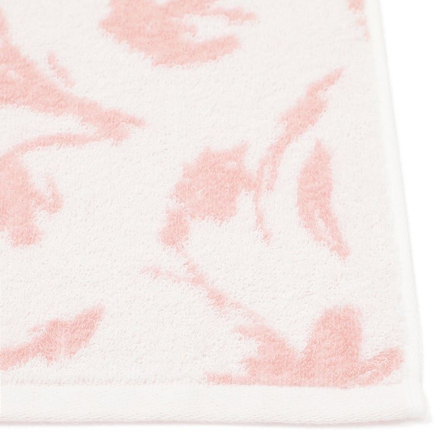 ヴァレセットバスタオル ナチュラルフラワー ピンク