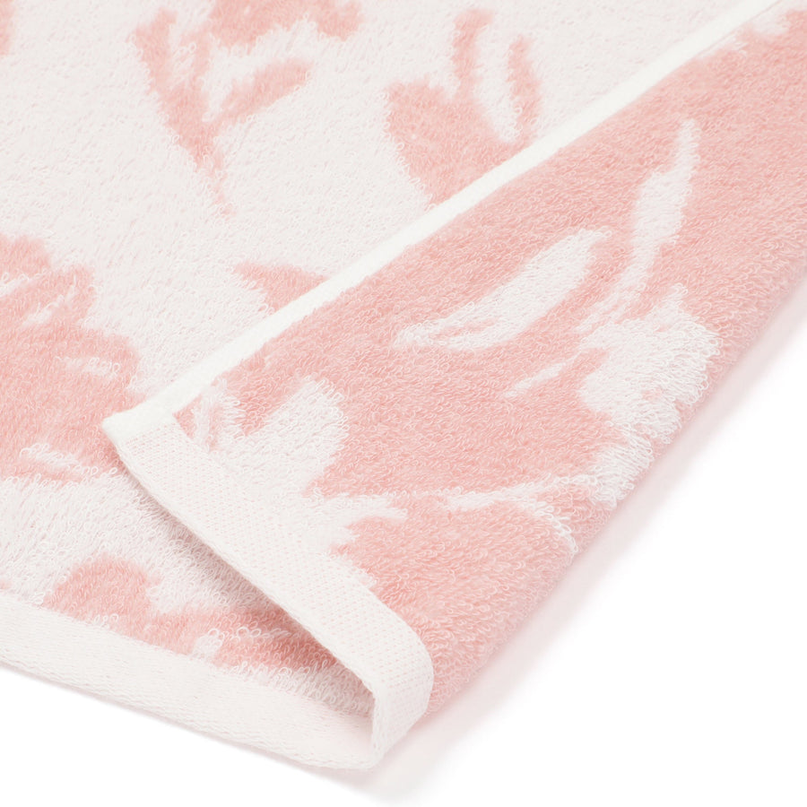 ヴァレセットバスタオル ナチュラルフラワー ピンク