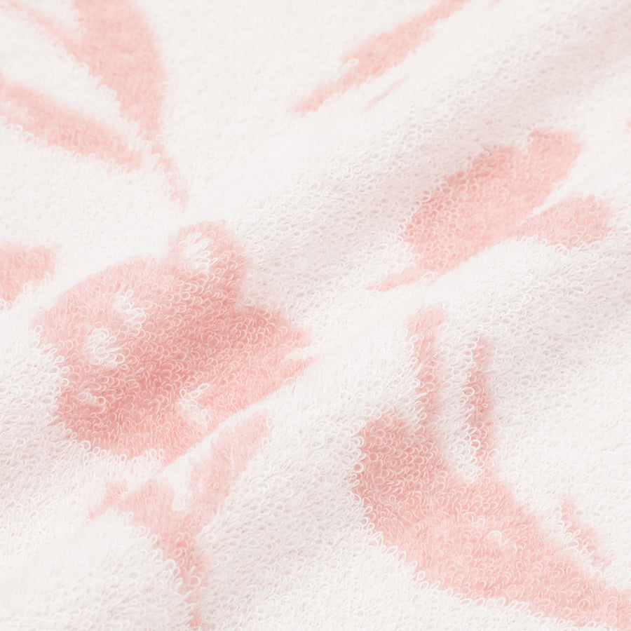 ヴァレセットバスタオル ナチュラルフラワー ピンク
