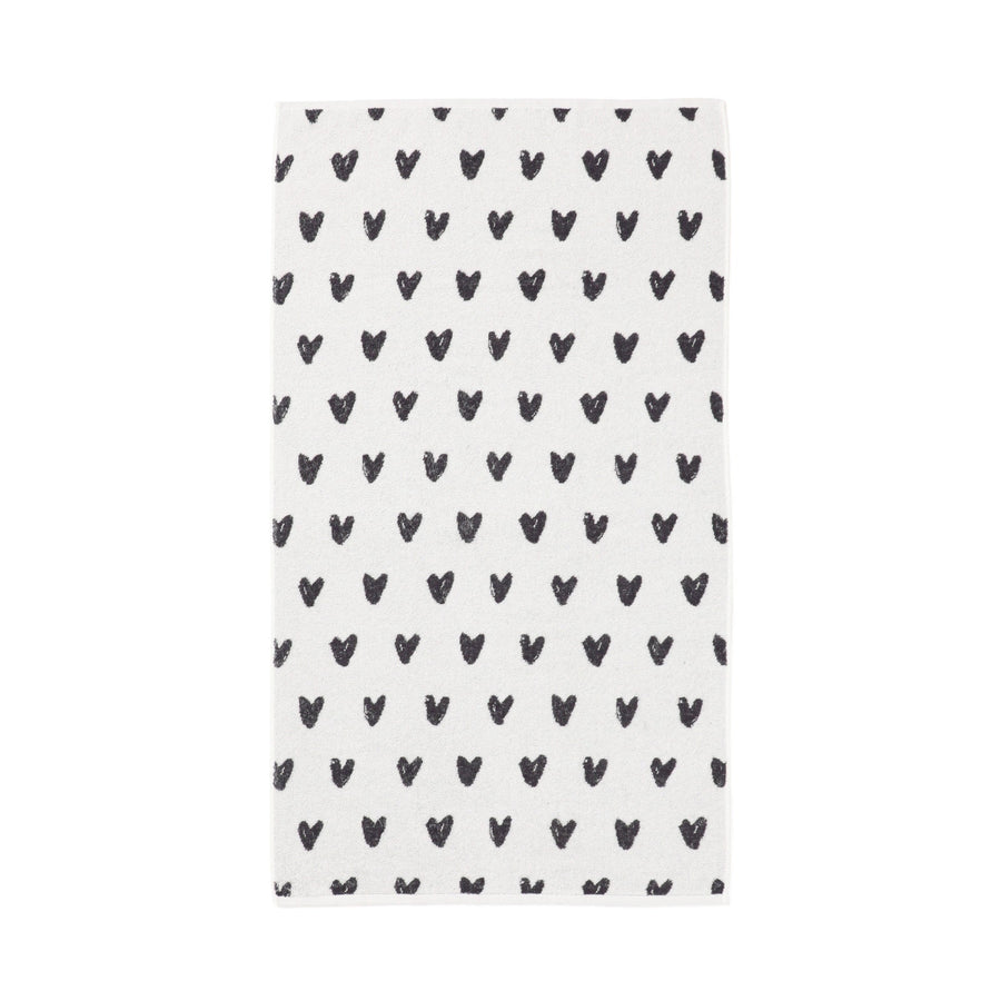 ヴァレセットバスタオル ハート ホワイト