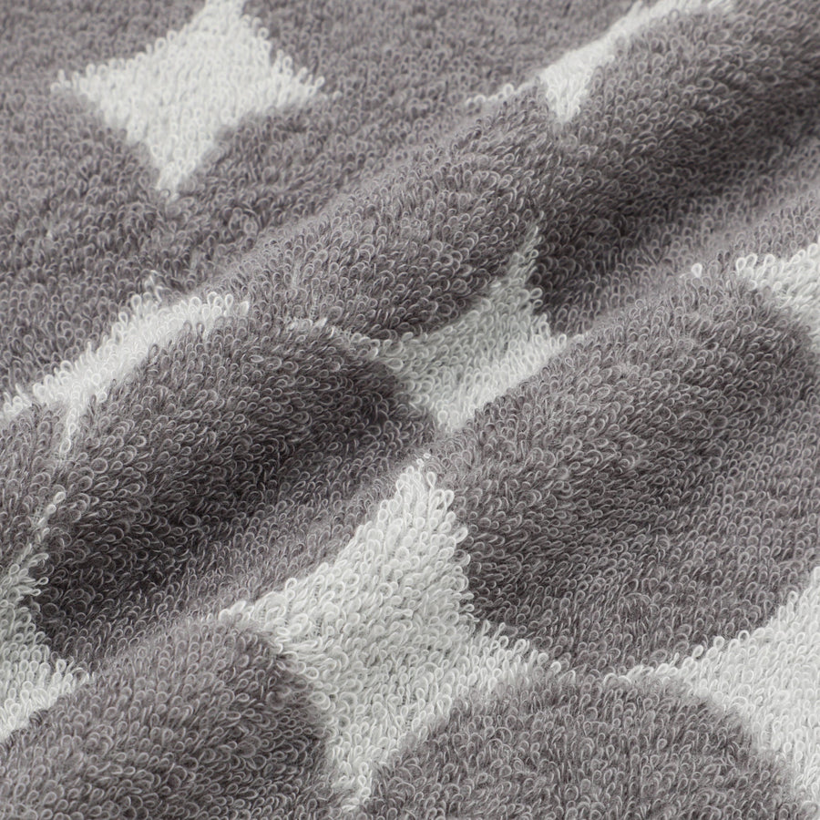 ヴァレセットフェイスタオル ドット グレー