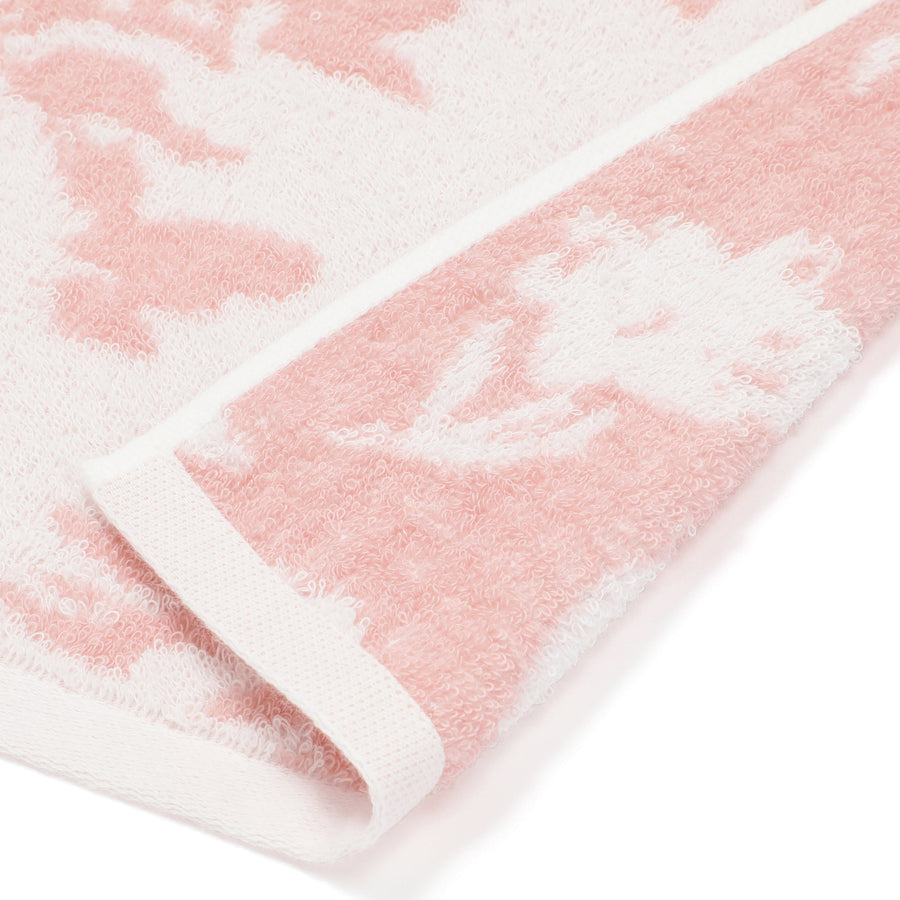 ヴァレセットフェイスタオル ナチュラルフラワー ピンク