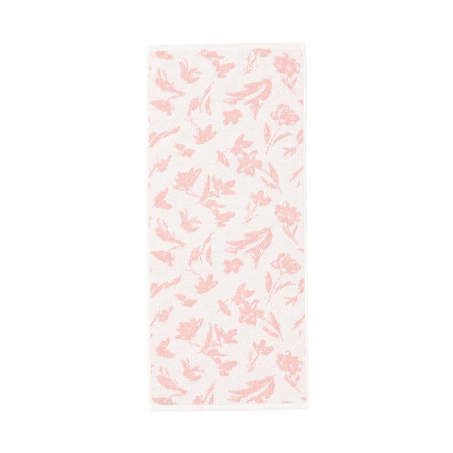 ヴァレセットフェイスタオル ナチュラルフラワー ピンク
