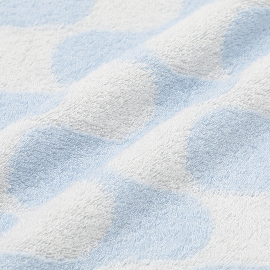 ヴァレセットフェイスタオル ウェーブ ブルー